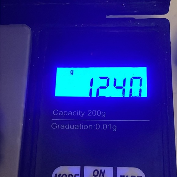 6” red white & blue beaded stackable stretch bracelet w/19 round & star beads - Picture 10 of 10